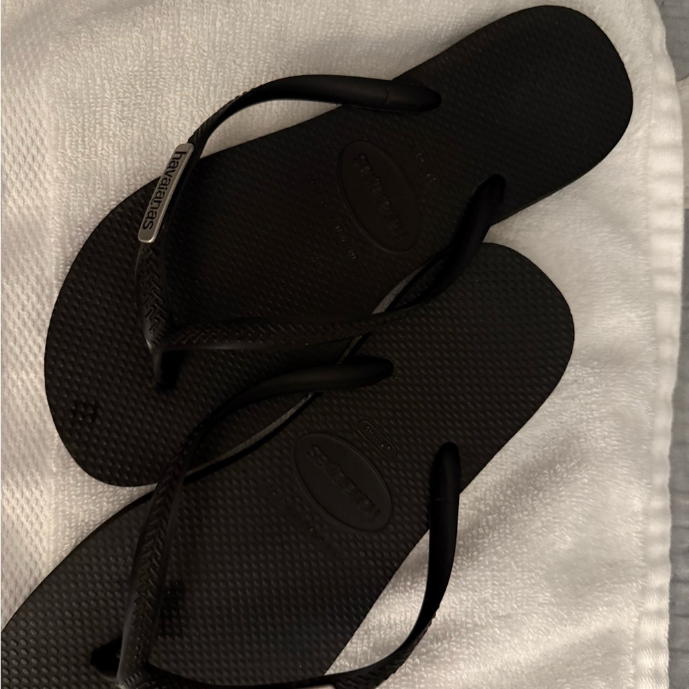 Havaianas Sleek Black Sandals